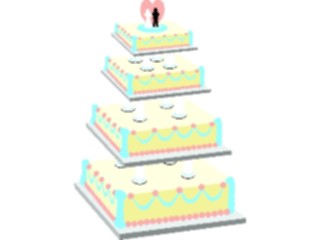 Sticker Custom Preview Image #093634 Occasions Weddings Cake03