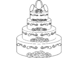 Sticker Custom Preview Image #093636 Occasions Weddings Cake05