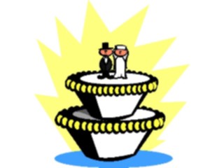 Sticker Custom Preview Image #093638 Occasions Weddings Cake07