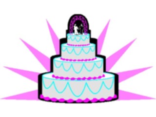 Sticker Custom Preview Image #093639 Occasions Weddings Cake08