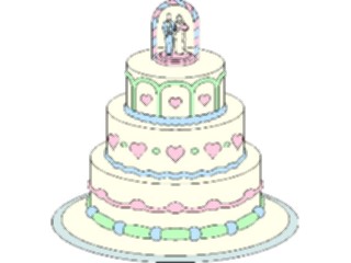 Sticker Custom Preview Image #093640 Occasions Weddings Cake09