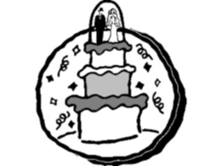 Sticker Custom Preview Image #093642 Occasions Weddings Cake11