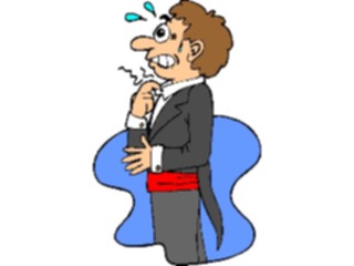 Sticker Custom Preview Image #093733 Occasions Weddings Groom Nervous2