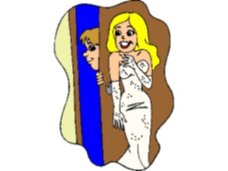 Sticker Custom Preview Image #093751 Occasions Weddings Hiding From Groom