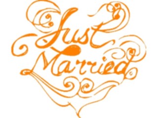 Sticker Custom Preview Image #093764 Occasions Weddings Just Married3