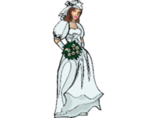 Sticker Custom Preview Image #093874 Occasions Weddings Wedding Gown7