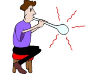 Sticker Custom Preview Image #094072 Occupations Cartoons Glass Blower
