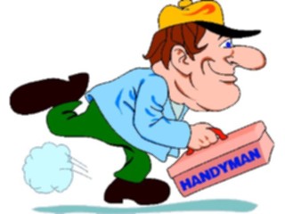 Sticker Custom Preview Image #094080 Occupations Cartoons Handyman2