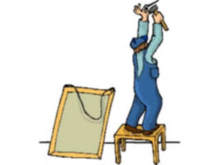 Sticker Custom Preview Image #094082 Occupations Cartoons Handyman4