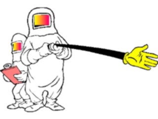 Sticker Custom Preview Image #094090 Occupations Cartoons Hazmat Team06