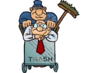 Sticker Custom Preview Image #094118 Occupations Cartoons Janitor20