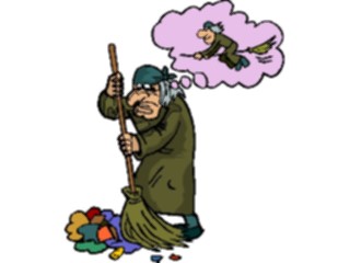 Sticker Custom Preview Image #094119 Occupations Cartoons Janitor21