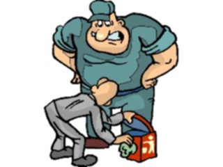 Sticker Custom Preview Image #094121 Occupations Cartoons Janitor23