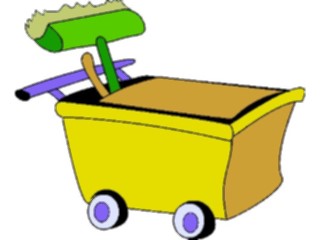 Sticker Custom Preview Image #094128 Occupations Cartoons Janitors Cart1