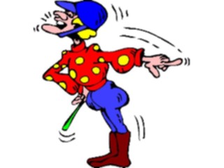 Sticker Custom Preview Image #094130 Occupations Cartoons Jockey