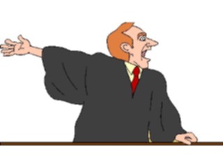 Sticker Custom Preview Image #094134 Occupations Cartoons Judge4