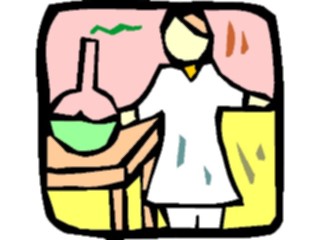 Sticker Custom Preview Image #094135 Occupations Cartoons Lab Technician1