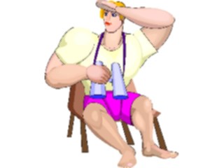 Sticker Custom Preview Image #094141 Occupations Cartoons Lifeguard2