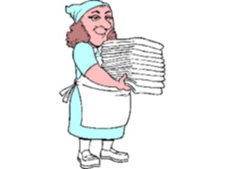 Sticker Custom Preview Image #094150 Occupations Cartoons Maid1