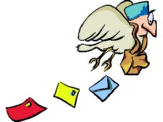 Sticker Custom Preview Image #094155 Occupations Cartoons Mail Carrier1