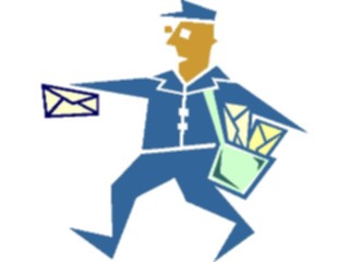 Sticker Custom Preview Image #094157 Occupations Cartoons Mail Carrier3