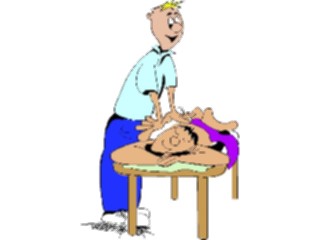 Sticker Custom Preview Image #094161 Occupations Cartoons Masseur1