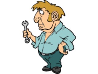 Sticker Custom Preview Image #094176 Occupations Cartoons Mechanic13