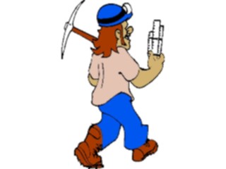 Sticker Custom Preview Image #094185 Occupations Cartoons Miner2