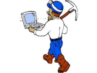 Sticker Custom Preview Image #094187 Occupations Cartoons Miner4