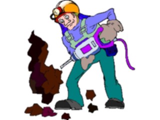 Sticker Custom Preview Image #094191 Occupations Cartoons Miner8
