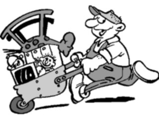 Sticker Custom Preview Image #094198 Occupations Cartoons Mover01