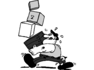 Sticker Custom Preview Image #094199 Occupations Cartoons Mover02