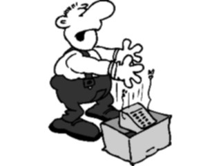 Sticker Custom Preview Image #094200 Occupations Cartoons Mover03