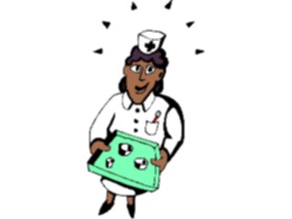 Sticker Custom Preview Image #094221 Occupations Cartoons Nurse4