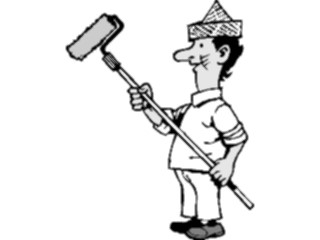 Sticker Custom Preview Image #094227 Occupations Cartoons Painter04