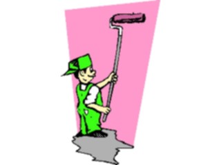Sticker Custom Preview Image #094237 Occupations Cartoons Painter14
