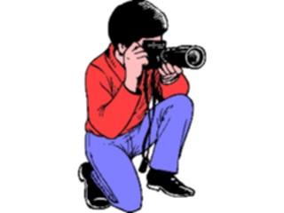 Sticker Custom Preview Image #094248 Occupations Cartoons Photographer02