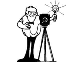 Sticker Custom Preview Image #094249 Occupations Cartoons Photographer03