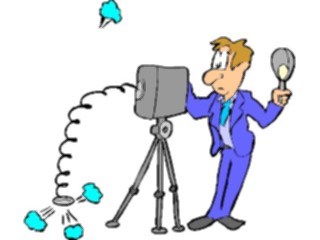 Sticker Custom Preview Image #094253 Occupations Cartoons Photographer07