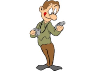 Sticker Custom Preview Image #094255 Occupations Cartoons Photographer09