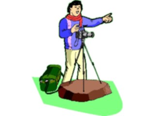 Sticker Custom Preview Image #094259 Occupations Cartoons Photographer13