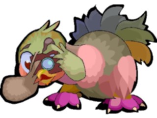 Sticker Custom Preview Image #094261 Occupations Cartoons Photographer Bird