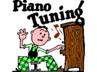 Sticker Custom Preview Image #094264 Occupations Cartoons Piano Tuner