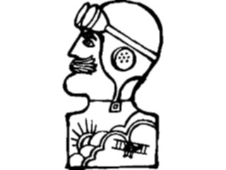 Sticker Custom Preview Image #094265 Occupations Cartoons Pilot1