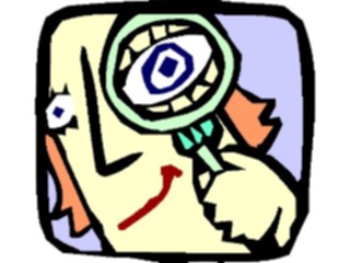 Sticker Custom Preview Image #094290 Occupations Cartoons Private Eye