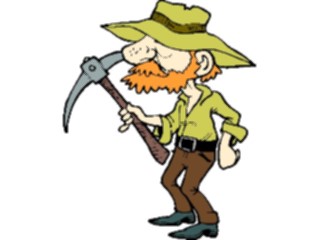 Sticker Custom Preview Image #094292 Occupations Cartoons Prospector