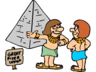 Sticker Custom Preview Image #094295 Occupations Cartoons Pyramid Salesman