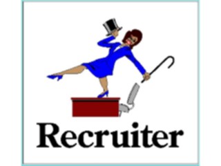 Sticker Custom Preview Image #094300 Occupations Cartoons Recruiter