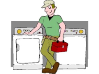 Sticker Custom Preview Image #094301 Occupations Cartoons Repairman1