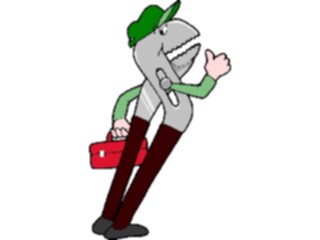 Sticker Custom Preview Image #094306 Occupations Cartoons Repairman Pliers